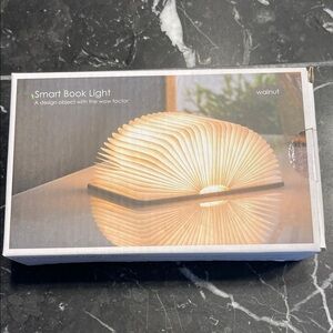 GINKO Mini Smart Book Light - Walnut NEW